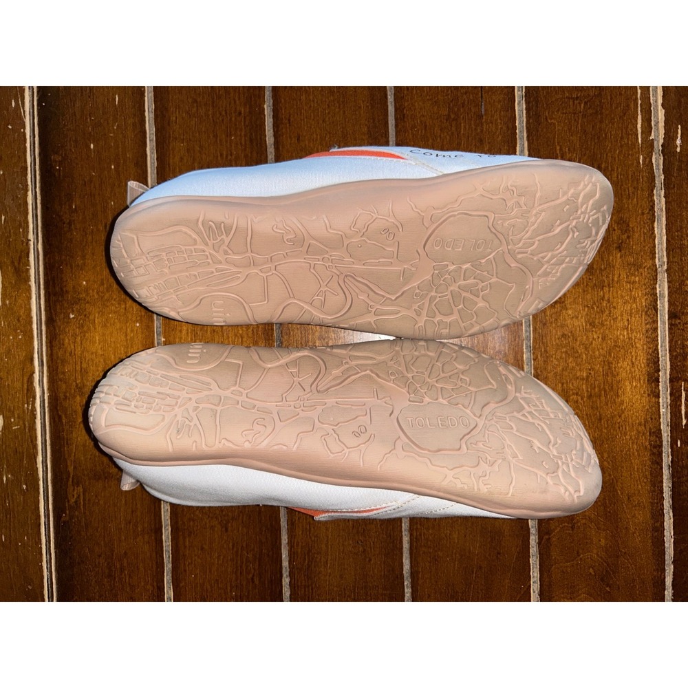 UIN Slip On Sneakers Women's Size‎ 8.5 White Cat Graphic Comfort Shoes - Picture 5 of 5
